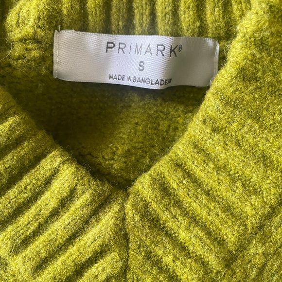 Primark Green Textured Knit Sweater | Cozy Pullover - Picture 7 of 7
